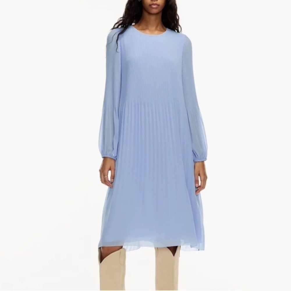 Wilfred Aritzia (NWT) Daydreamer midi long sleeve dress - Soft Iris